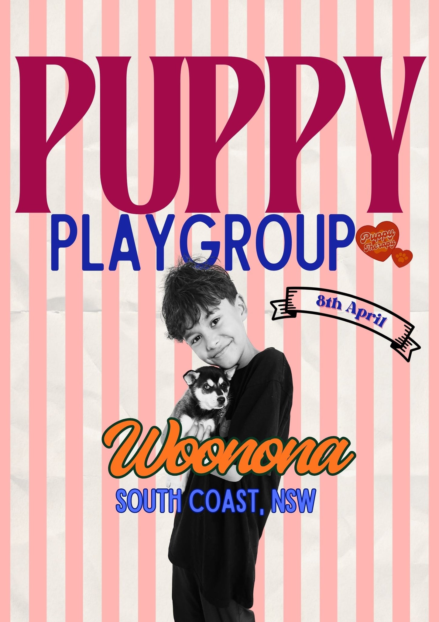 1PM - 8th April - Puppy Playgroup WOONONA, NSW